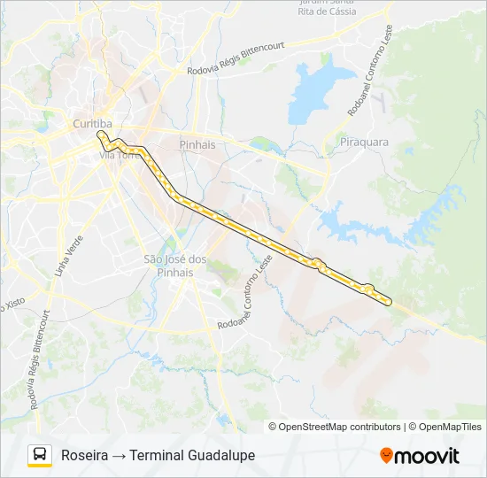 E78 ROSEIRA / GUADALUPE Bus Line Map