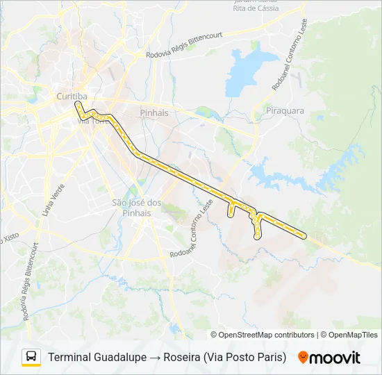 E78 ROSEIRA / GUADALUPE Bus Line Map