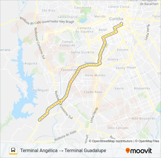 H97 ANGÉLICA / GUADALUPE Bus Line Map