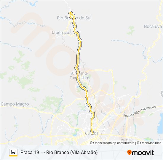 L71 RIO BRANCO / PRAÇA 19 bus Line Map