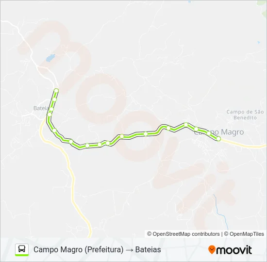 P31 BATEIAS / CAMPO MAGRO Bus Line Map