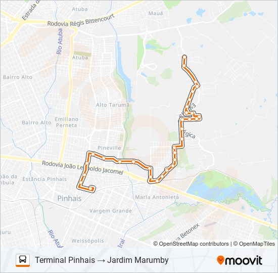 C22 PLANTA KARLA / PIO XII bus Line Map