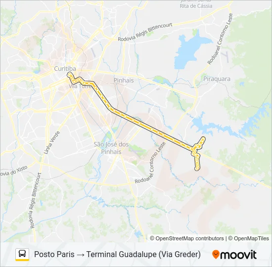 E76 POSTO PARIS / GUADALUPE Bus Line Map