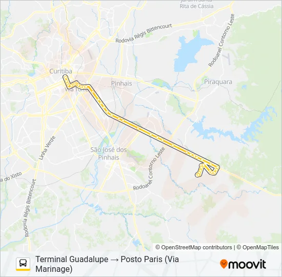E76 POSTO PARIS / GUADALUPE Bus Line Map