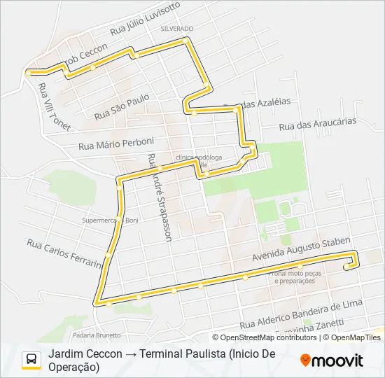 N63 EUGÊNIA MARIA / GUADALUPE Bus Line Map