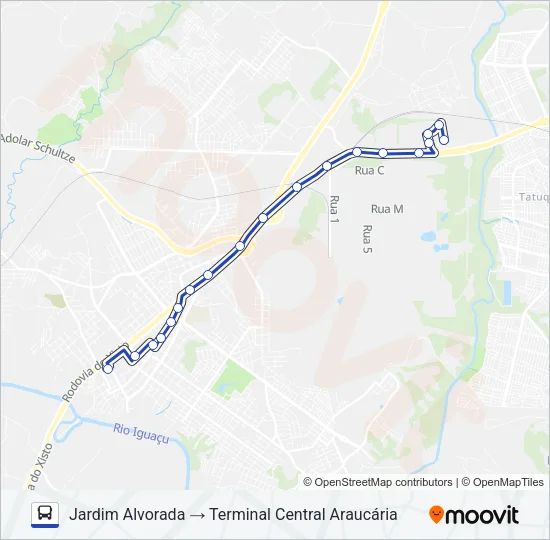 S31 ALVORADA Bus Line Map