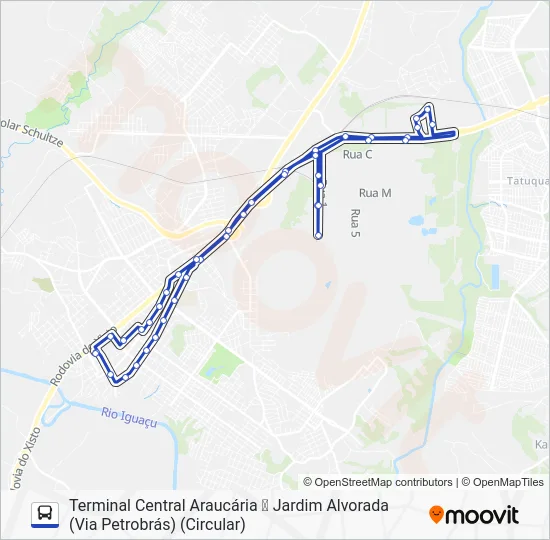 S31 ALVORADA Bus Line Map