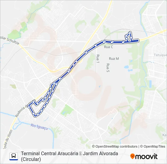 S31 ALVORADA Bus Line Map