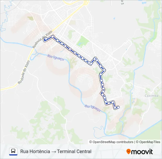 F04 JARDINEIRA Bus Line Map