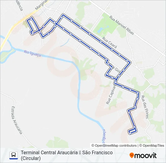 F24 SÃO FRANCISCO Bus Line Map