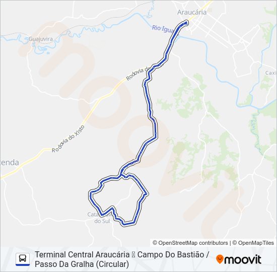 F56 PASSO DA GRALHA Bus Line Map