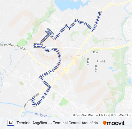 Mapa de S11 CALIFÓRNIA / CSU de autobús