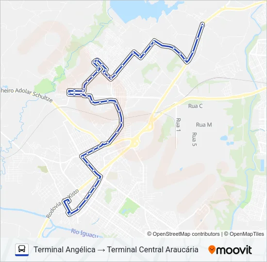 S11 CALIFÓRNIA / CSU Bus Line Map