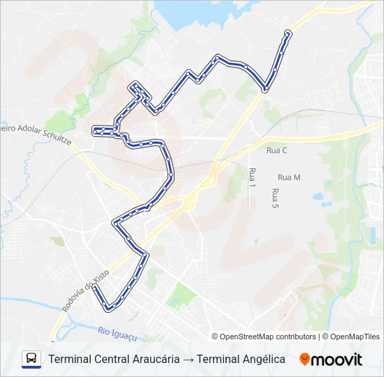 S11 CALIFÓRNIA / CSU Bus Line Map
