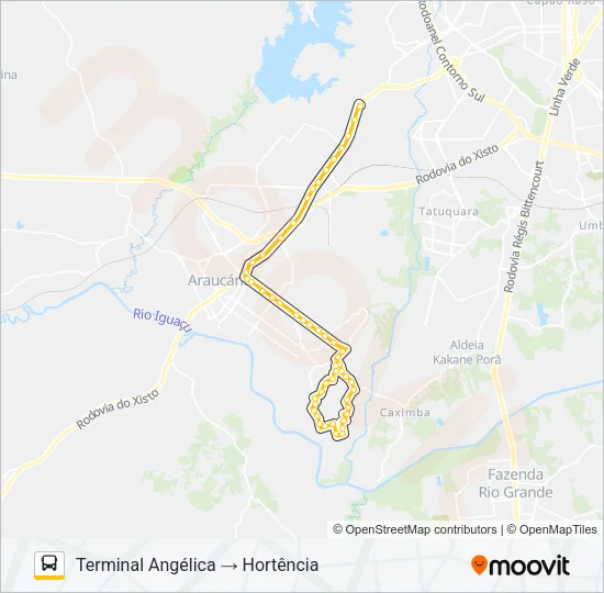 L03 HORTÊNCIA / ANGÉLICA Bus Line Map