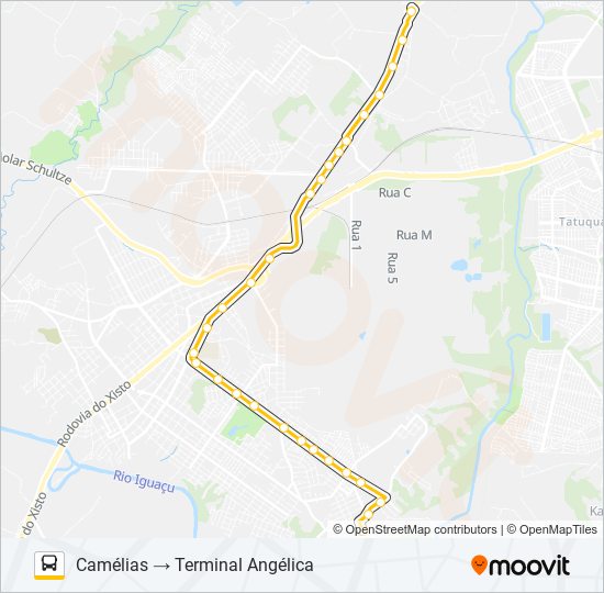 Mapa de L03 HORTÊNCIA / ANGÉLICA de autobús