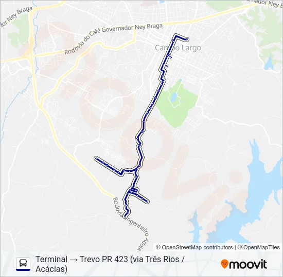 108 CAMPINA Bus Line Map