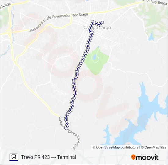 108 CAMPINA Bus Line Map