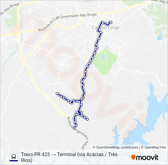 108 CAMPINA Bus Line Map