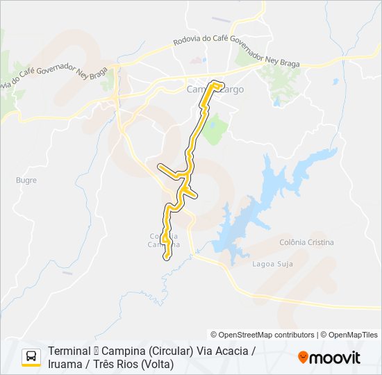 108 CAMPINA bus Line Map