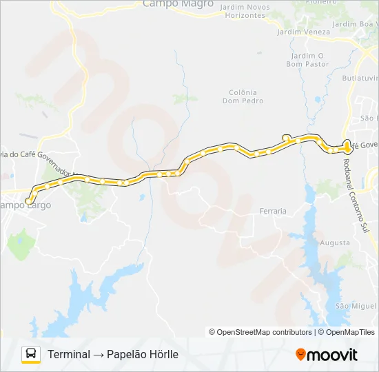 111 FÁBRICAS Bus Line Map