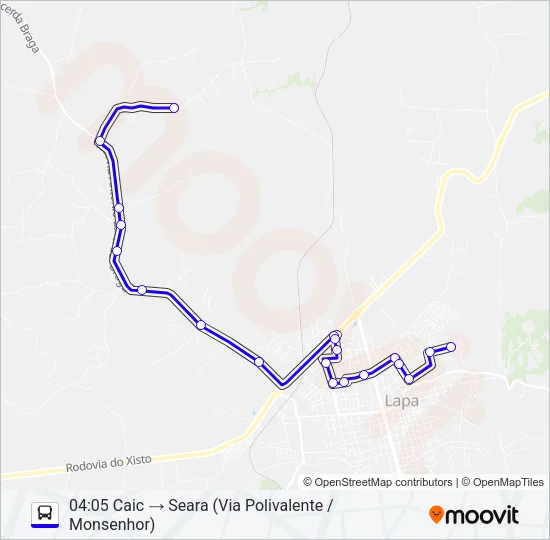 L06 SEARA Bus Line Map