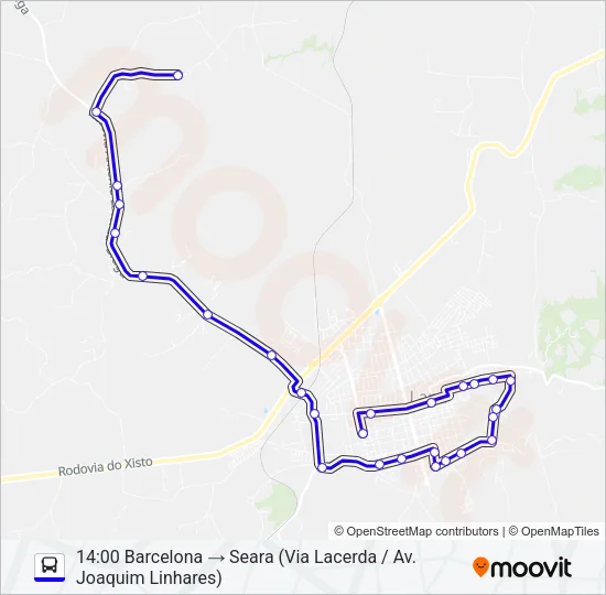 L06 SEARA Bus Line Map