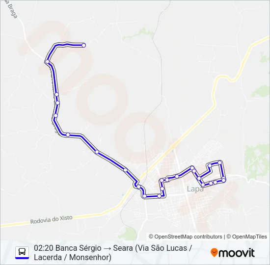 L06 SEARA Bus Line Map
