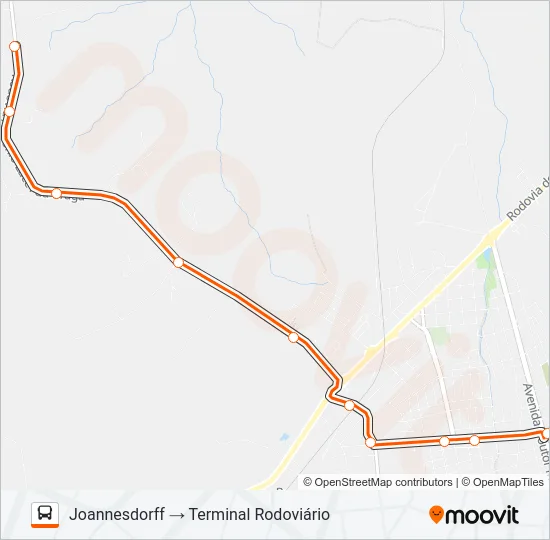 L04 JOANNESDORFF Bus Line Map