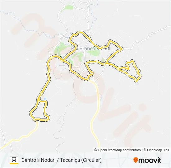 001 CIRCULAR RIO BRANCO Bus Line Map