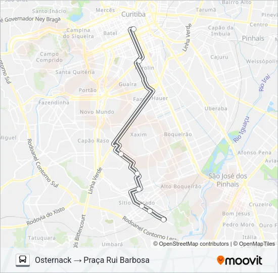506 BAIRRO NOVO Bus Line Map