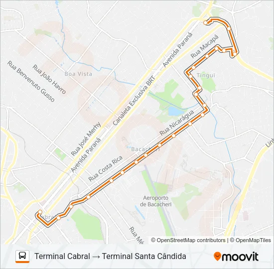 214 TINGUI Bus Line Map