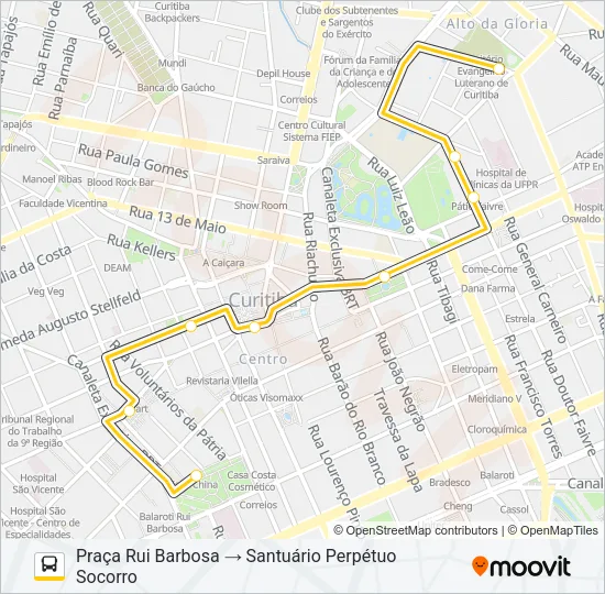 360 NOVENA Bus Line Map