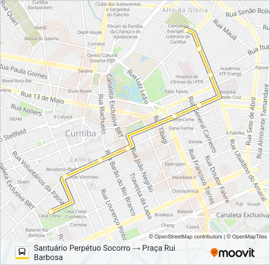 360 NOVENA Bus Line Map