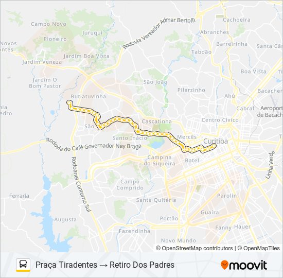 Mapa de 876 SAVOIA de autobús