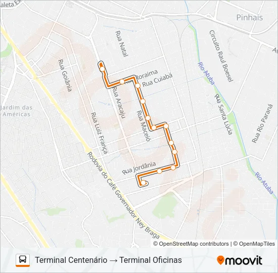 322 CAMARGO Bus Line Map