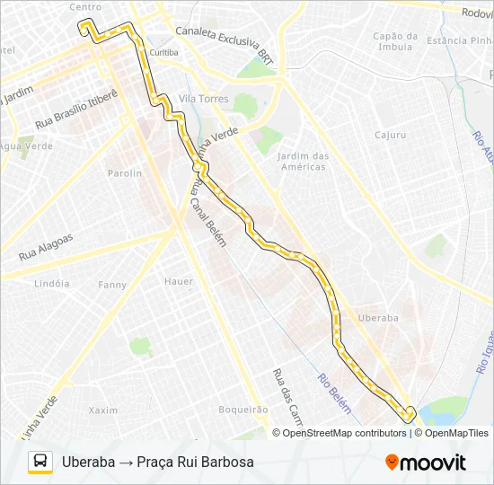 472 UBERABA Bus Line Map