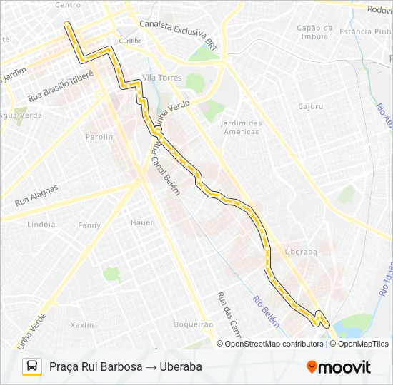 472 UBERABA Bus Line Map
