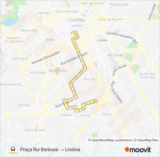 661 LINDOIA bus Line Map