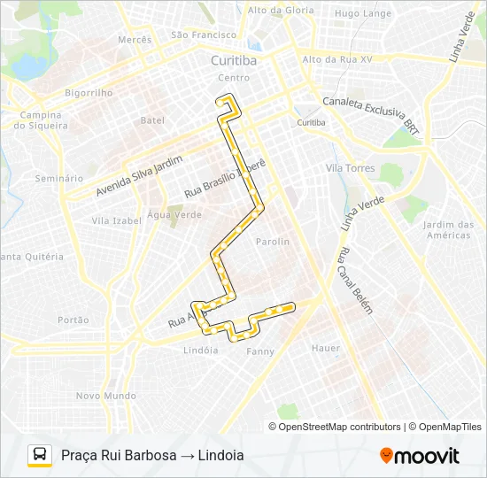 661 LINDOIA Bus Line Map