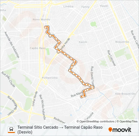 625 GRAMADOS Bus Line Map