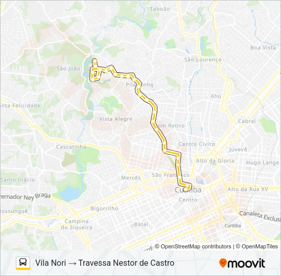 166 VILA NORI Bus Line Map