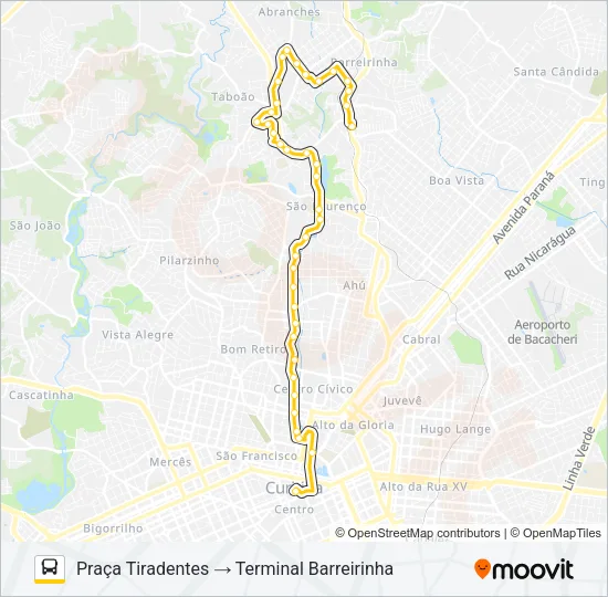 182 ABRANCHES Bus Line Map