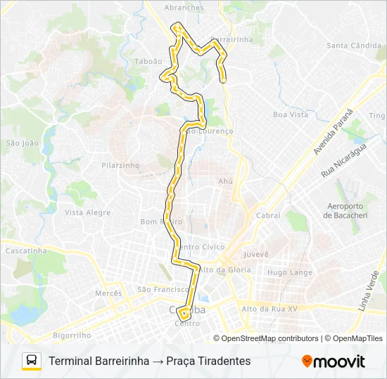 182 ABRANCHES Bus Line Map