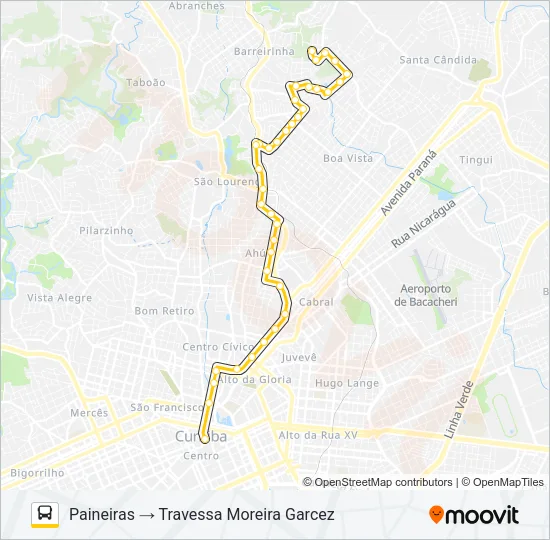 272 PAINEIRAS Bus Line Map