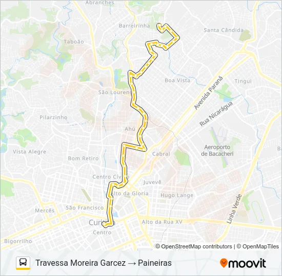 272 PAINEIRAS Bus Line Map