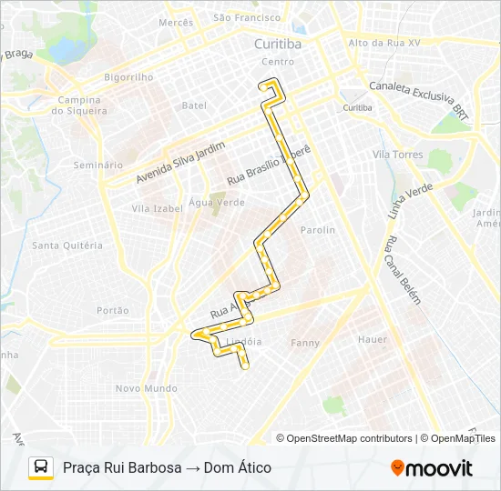 662 DOM ÁTICO Bus Line Map