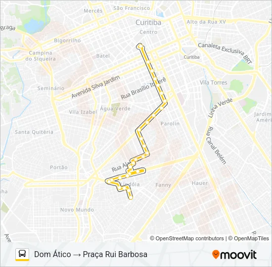 662 DOM ÁTICO Bus Line Map