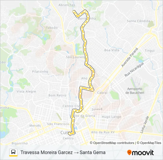 274 SANTA GEMA Bus Line Map