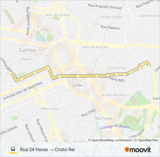 385 CRISTO REI Bus Line Map